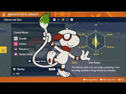 Easy Smeargle Sketch Guide! Pokémon Scarlet and Violet (How to train your Smeargle)
