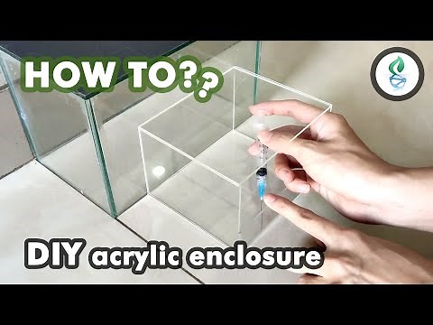 How To Make Acrylic Enclosure Video (Measuring, Cutting, Gluing, Drilling)