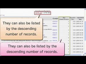 【統合TV】How to use DNA database overview and search