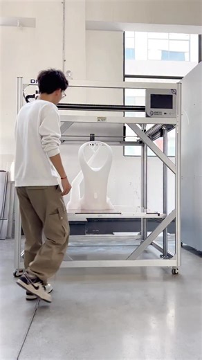 Precision shells, Perfect Fit. 🤖🤖🤖 Dowell 3D Printer for Your Robot. #3dprinter #3dprinting #dowell3dprinter #large3dprinter #robot #dowell3d #3d #sculpture #3dprint #robotshow #robotshell #3ddesign #fyp | Dowell 3d Printer