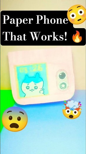 Unbelievable! Paper Flip Phone That Opens & Closes Like a Real One 😱📱