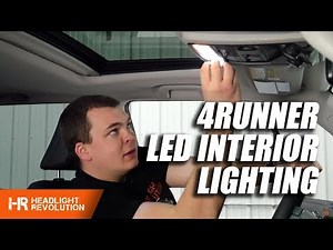 Toyota 4Runner LED Interior Lighting Kit - Install Dome Lights, Doors and Map Lights