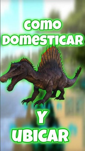 How to tame and locate a Spinosaurus #ark #mobile #ultimate #tame #tamear