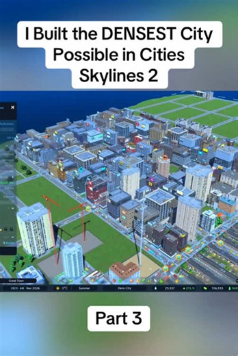 Densest City Build in Cities Skylines 2 — Part 3