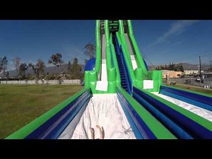 51' Sky Slide - Soar to New Heights with the Ultimate Inflatable Blow-Up Water Slide Adventure!
