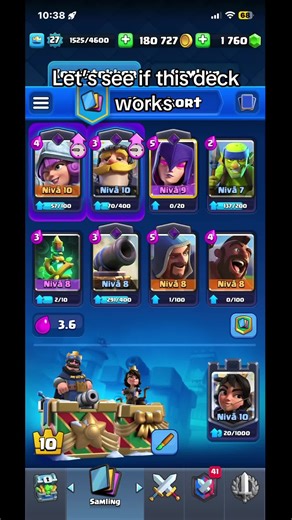 Clash Royale Arena 11 Deck Testing Results