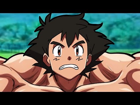What Happens When Ash Trains Like a Pokémon? (Instant Muscle Growth)