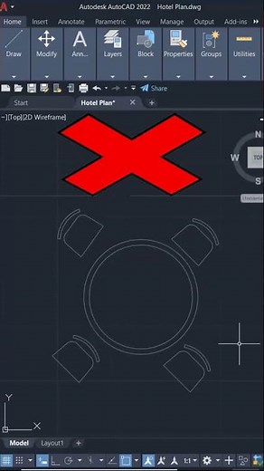 AutoCAD Polar ARRAY Command in Action! 🔥