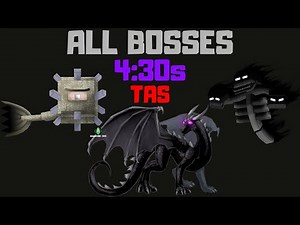 Minecraft - All Bosses in 4:30 (TAS)