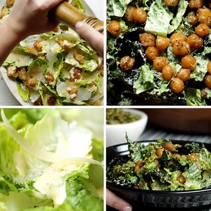 Classic Caesar Salad vs. Vegan Caesar Salad 🙌 RECIPE: https://tasty.co/compilation/classic-caesar-salad-vs-vegan-caesar-salad | Tasty UK