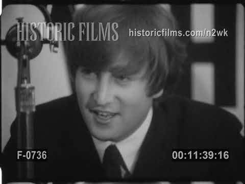 THE BEATLES IN CLEVELAND 1964 FANS & PRESS CONFERENCE BEATLEMANIA IN OHIO!