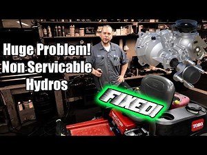 Most Zero Turn Mowers Have This Transmission Problem - How To Make Sealed Hydros Serviceable!