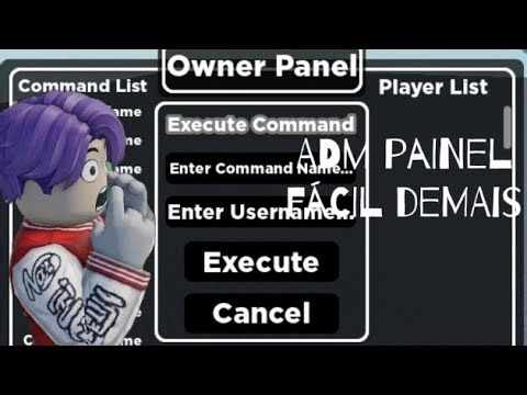 Como fazer um painel de adm muito fácil pra fazer evento no seu jogo do Studio lite 