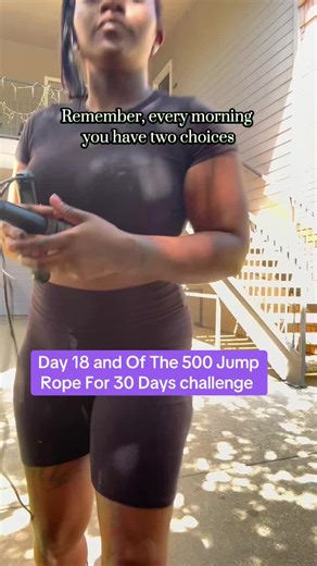 #500 jump rope for 30 days challenge @Candi💋