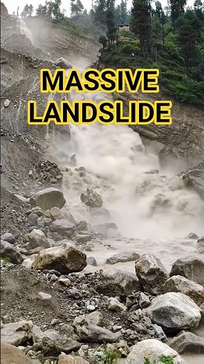 Massive Landslide Caught on Camera | Extreme Flash Flood in Northern Mountains 🌊🌍