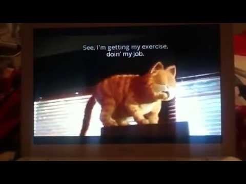 Garfield jumps on Jon