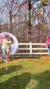 Her face said it all at this gender reveal 💥😅 | Happily