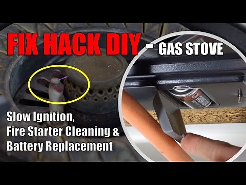 FIX HACK DIY : Gas Stove Battery Change for Electronic Fire Starter (Gas Stove Series 1/3)