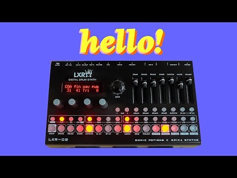 The LXR-02 Digital Drum Synth Machine