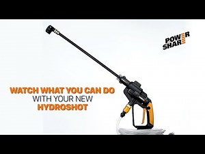 The WORX WG620 Cordless Pressure Cleaner