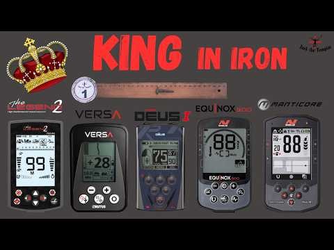 IRON TEST 3D - Nokta Legend 2 - Rutus Versa - XP Deus - Minelab Equinox 900 - Minelab Manticore