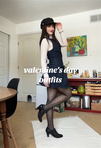 some romantic outfit ideas incorporating lots of black white and red!! had some great thrift trips this week :) #vintage #thrift #vintagefashion #fashion #ootd #valentinesday #valentinesoutfit #outfitideas #outfitinspo #outfitinspiration