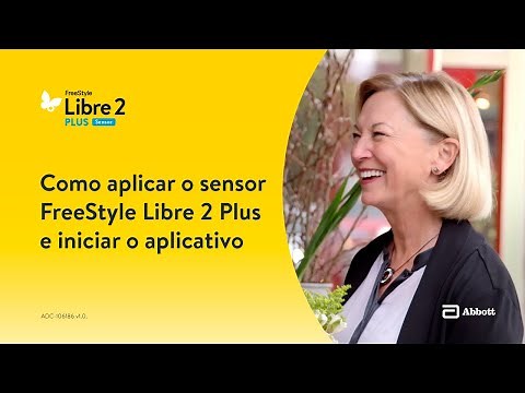 Como aplicar e iniciar o sensor FreeStyle Libre 2 Plus