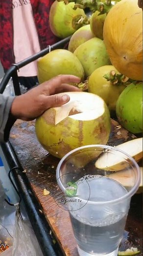Cutting a Coconut with Laser Precision