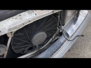 Mercedes W124 W126 Aux Fan Replacement: Solving Blown Fuses & Squeaking Bearings