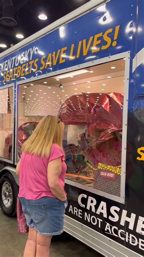 🚔 Experience the Impact: Kentucky State Police at the State Fair 🚨 Trooper Gayheart shows us the Mobile Substance Abuse Education Unit and Crash Trailer at the Kentucky State Fair. See firsthand how KSP is committed to saving lives and promoting safety across the commonwealth. You can experience these powerful, interactive displays at our exhibit in the South Wing of the Kentucky Exposition Center. #KYStateFair #KSP #SafetyFirst #DriveSoberOrGetPulledOver | Kentucky State Police