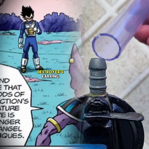 Vegeta gets destroyers earring #dragonballsuper #fyp