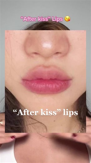 After kiss lips 😘 It’s that soft plush tint look you get after a smooch 😏 the less perfect it is, the more natural it looks! Could this be a new makeup trend in 2023?? Tip: Use blush as lipstick/lip tint for a soft lip finish #plushlips #softlips #makeuptrend #liptrend #koreanlipstutorial #lipsmakeup #lips #koreanlips #ombrelips #liptint #naturallipstick Soft lips with makeup Everyday lip makeup