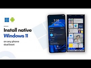 Install windows 11 on android phone | Windows 11 ARM for android
