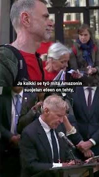 Harrison Ford: meidän on suojeltava Amazonin sademetsät #amazon #natureprotection