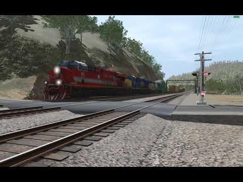 Trainz 2019 CSX 911 departing Avis yard.