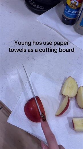 I’ll use. Paper towel as a plate a cuddling board literally whatever possible