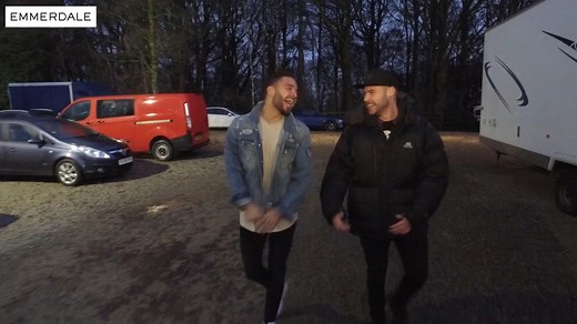 859K views · 21K reactions | EXCLUSIVE VIDEO: It's Adam's first day back at #Emmerdale since leaving the I'M A CELEBRITY... GET ME OUT OF HERE! jungle!  | Emmerdale | Facebook