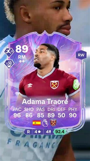 ADAMA TRAORE FANTASY RUNS A LOT and little else...