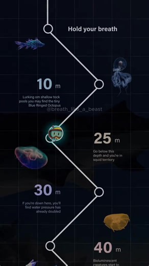 How deep can you dive 🤿 | Breathe Challenge