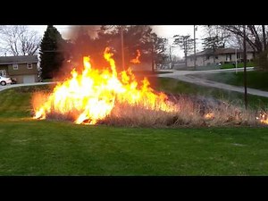 Incredibly large, fast grass fire