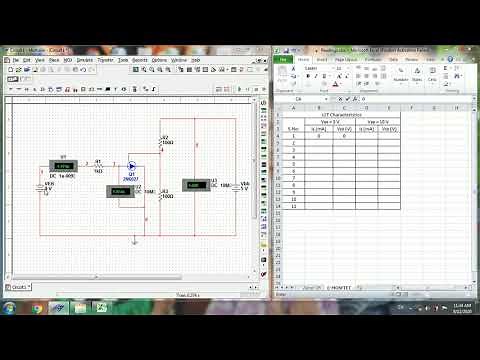 Simulation of UJT Characteristics using MultiSim