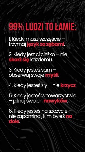 🧠 Opanuj Te Zasady #cytaty #motywacja #głębokiecytaty