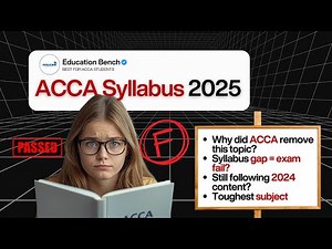 Complete ACCA Syllabus 2026 | All Papers, Levels & Subjects in One Video | Education Bench 🎯