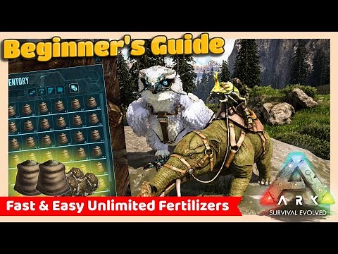 How to make or get Fertilizer | Fast & Easy | ARK Survival Evolved