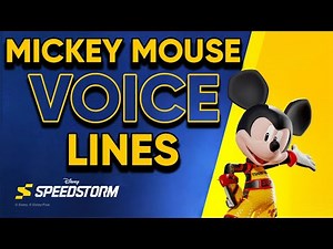Mickey Mouse All Voice Lines | Disney Speedstorm