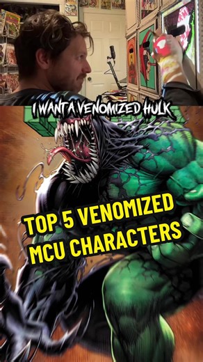Top 5 MCU charters I want Venomized. I painted my comic boxes using paint from @jusartofficial #mcu #venom #spiderman