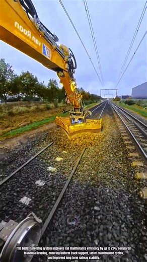 Best Innovation Railway Ballast Profiling Machine: Best Precision Track Stabilization