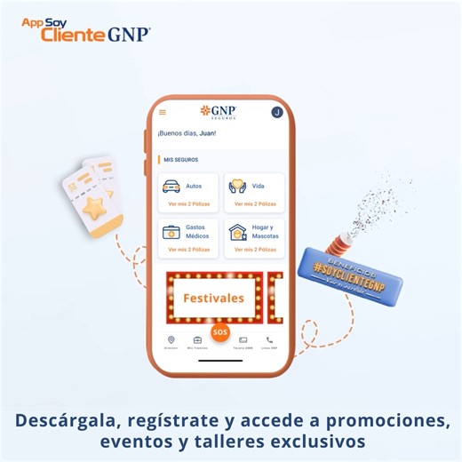 📲 Consulta, descarga y paga en línea tus pólizas desde la App Soy Cliente GNP. Además, conoce todos los beneficios por ser cliente GNP. #AppSoyClienteGNP #SoyClienteGNP #Viviresincreíble | GNP Seguros