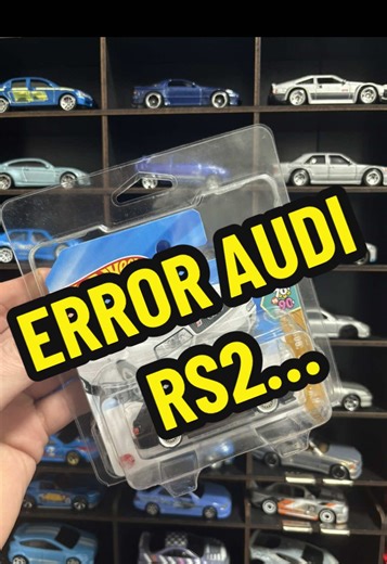 Hot Wheels Error Audi RS2: Unboxing Surprise Revealed