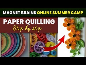 Paper Quilling Tutorial Step by Step | Paper Quilling for Beginners | How to Make Quilling Flowers?